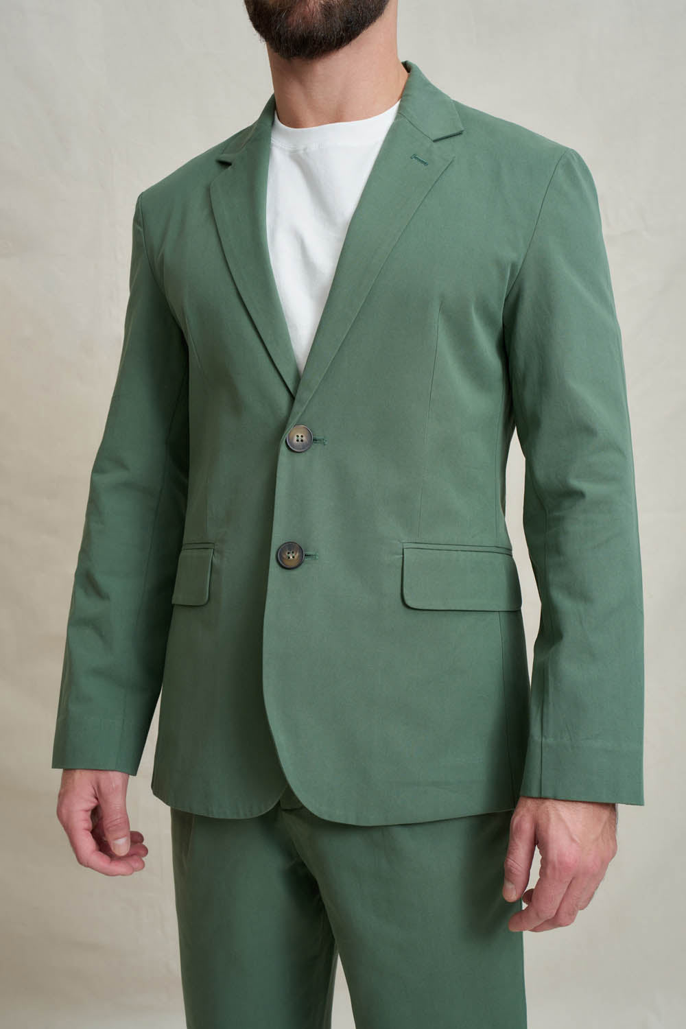Unisex Natural Blazer - Green