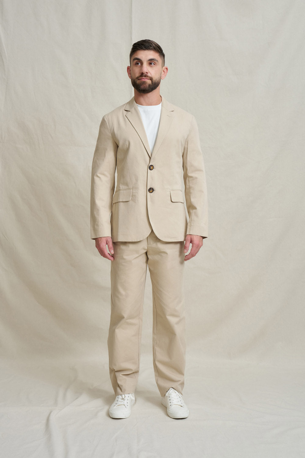 Unisex Natural Blazer - Stone
