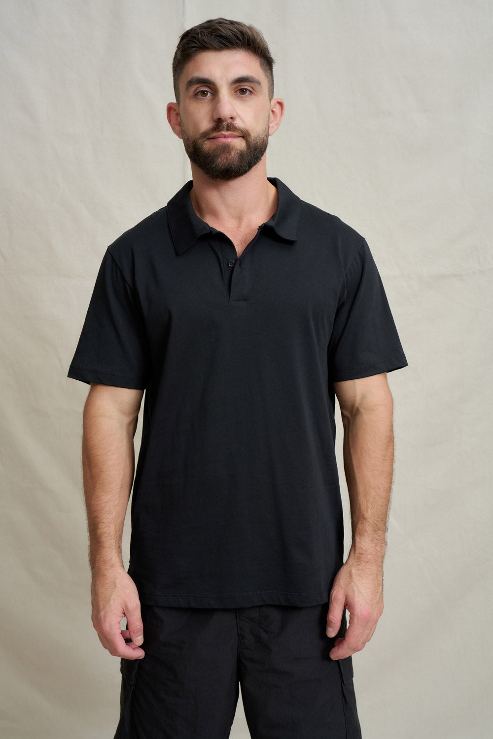 Unisex Polo Top - Black