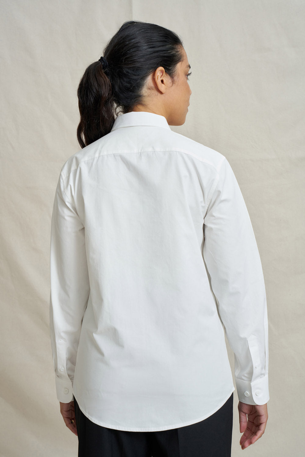 Premium Women's Dress Shirt - Ivory