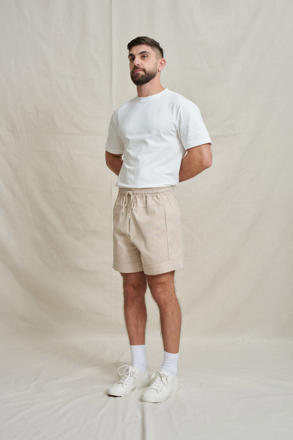 Draw String Walk Short - Bone