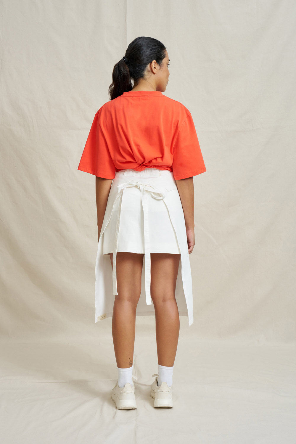 Premium Long Waist Apron - Ivory