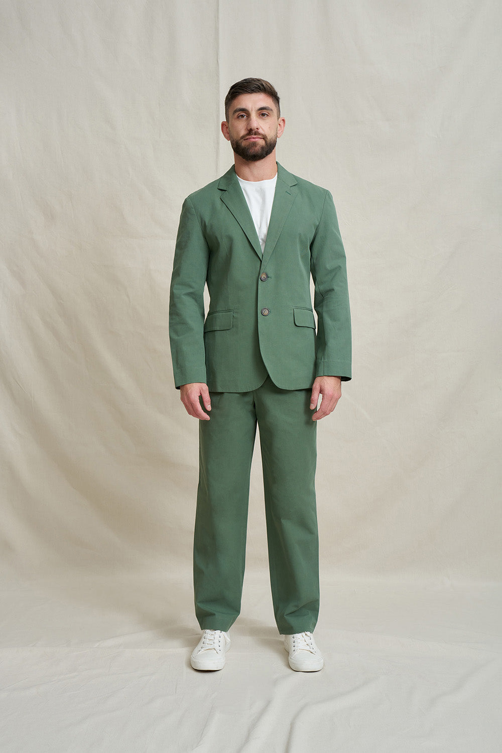 Unisex Natural Blazer - Green