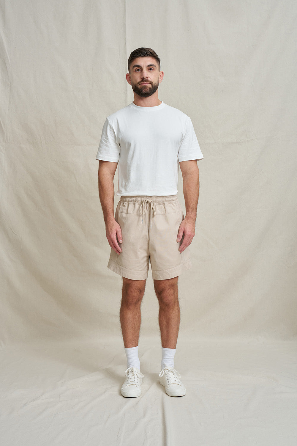Draw String Walk Short - Bone