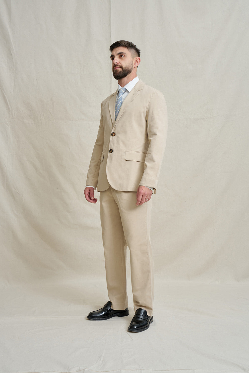 Unisex Natural Blazer - Stone