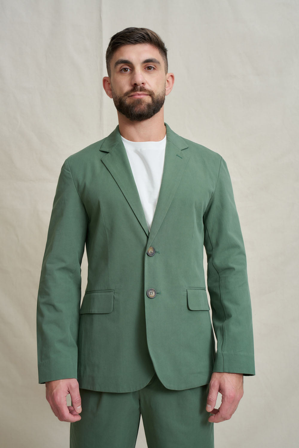 Unisex Natural Blazer - Green