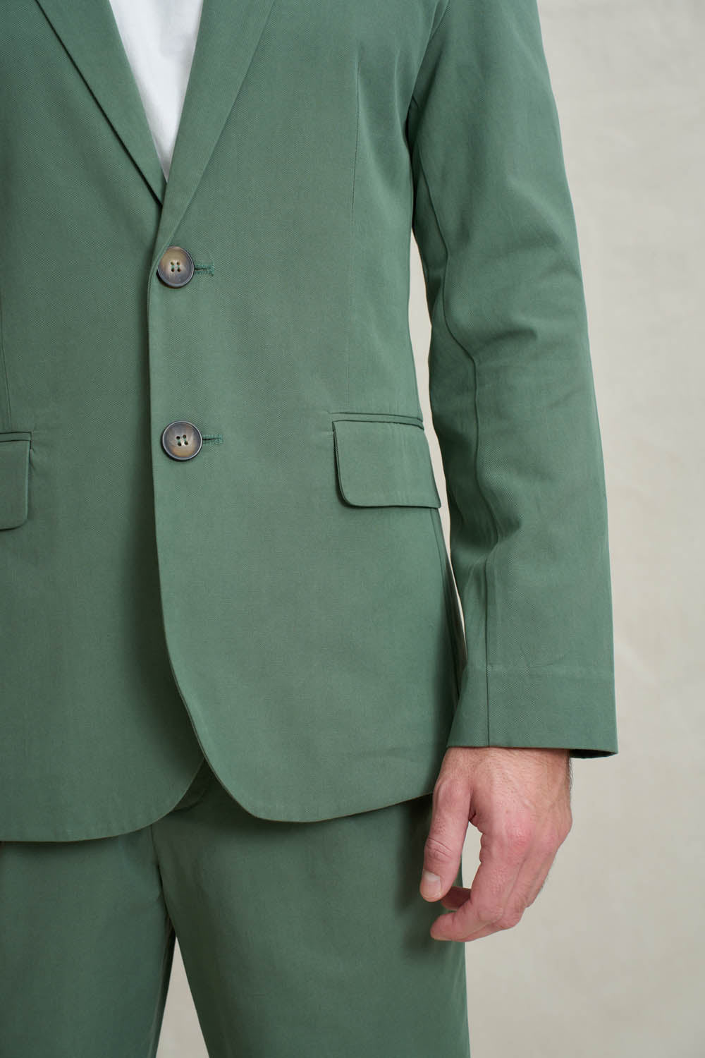 Unisex Natural Blazer - Green