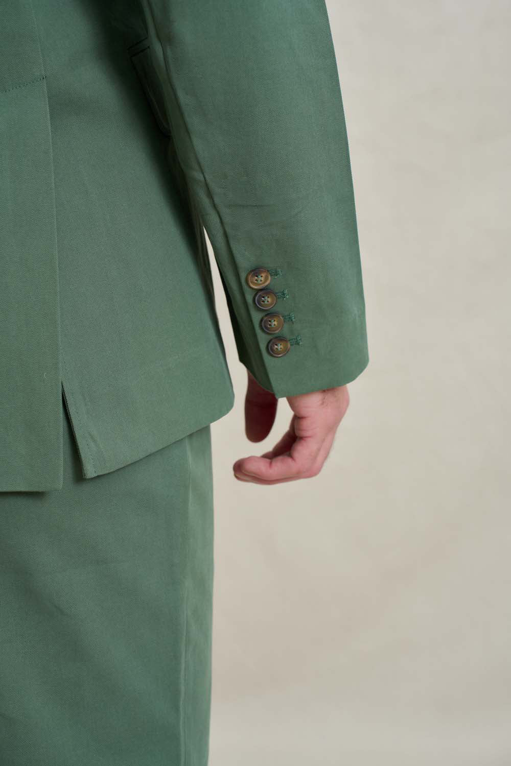 Unisex Natural Blazer - Green