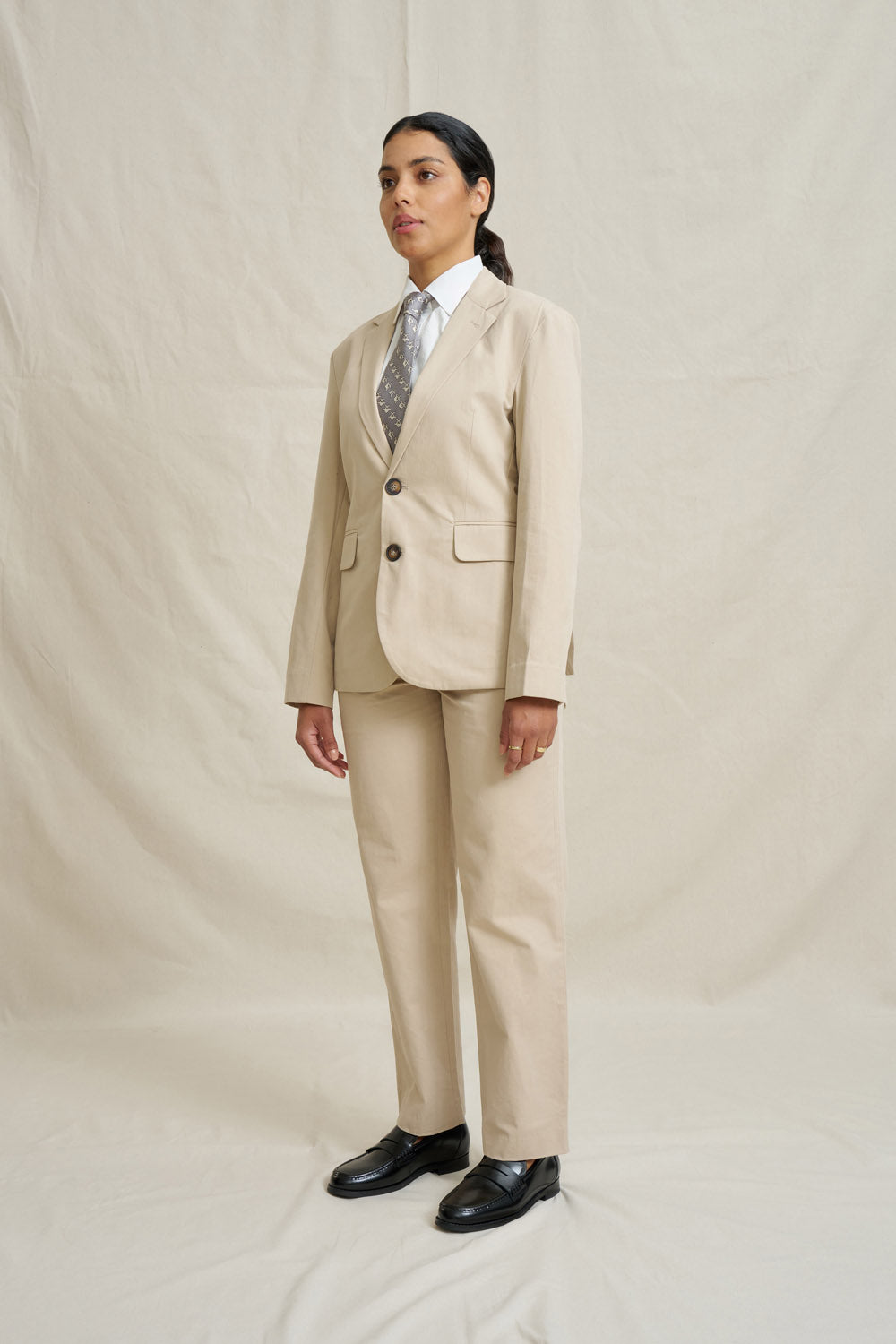 Unisex Natural Blazer - Stone