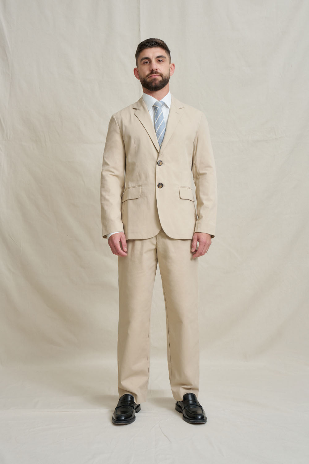 Unisex Natural Blazer - Stone