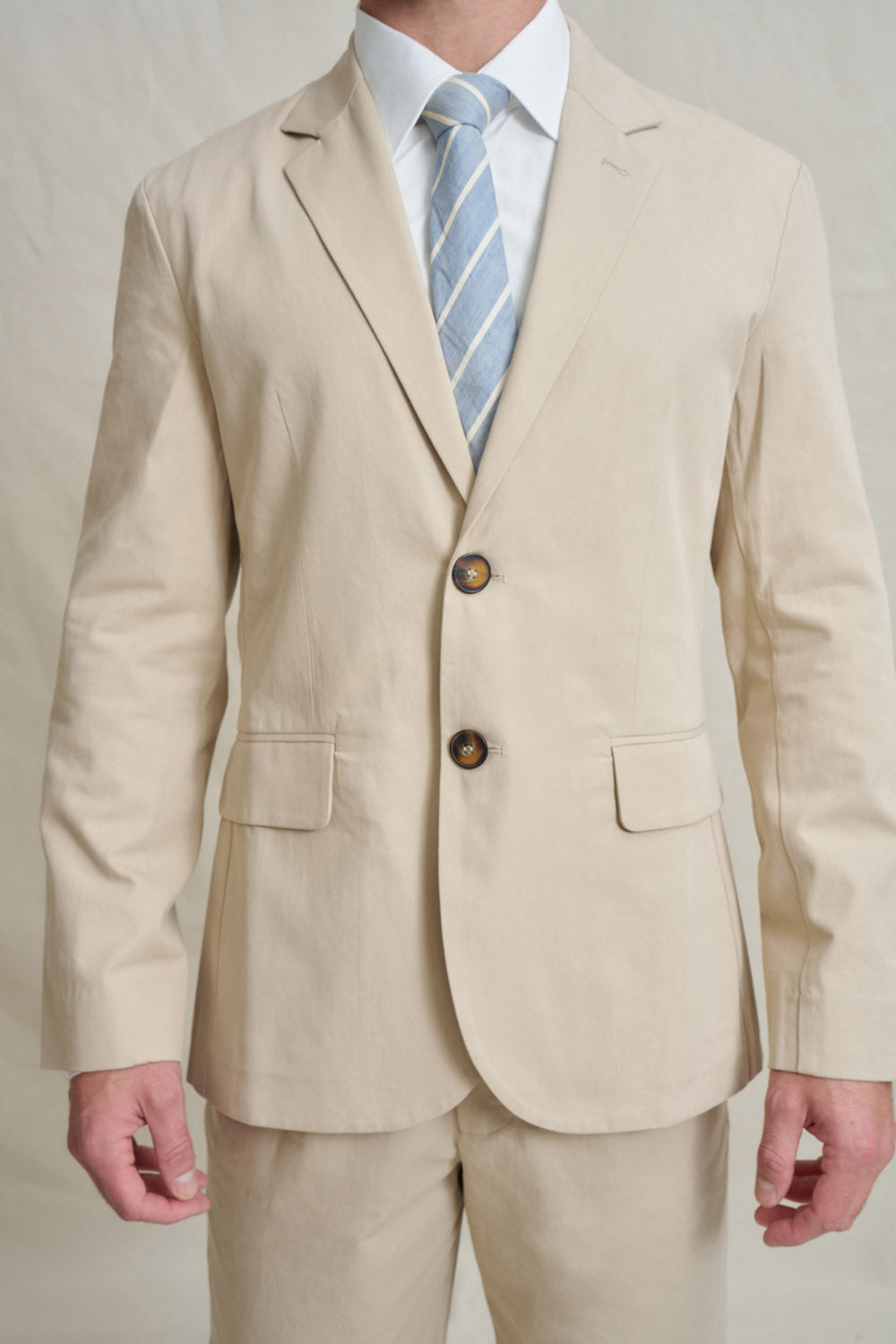 Unisex Natural Blazer - Stone