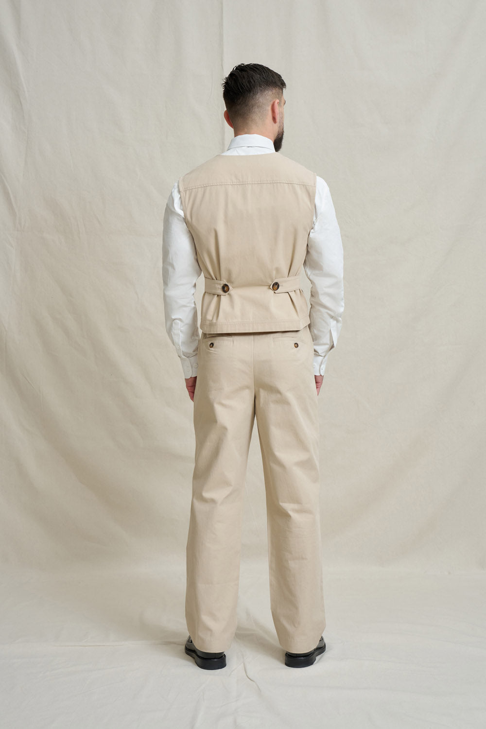 Unisex Natural Vest - Stone