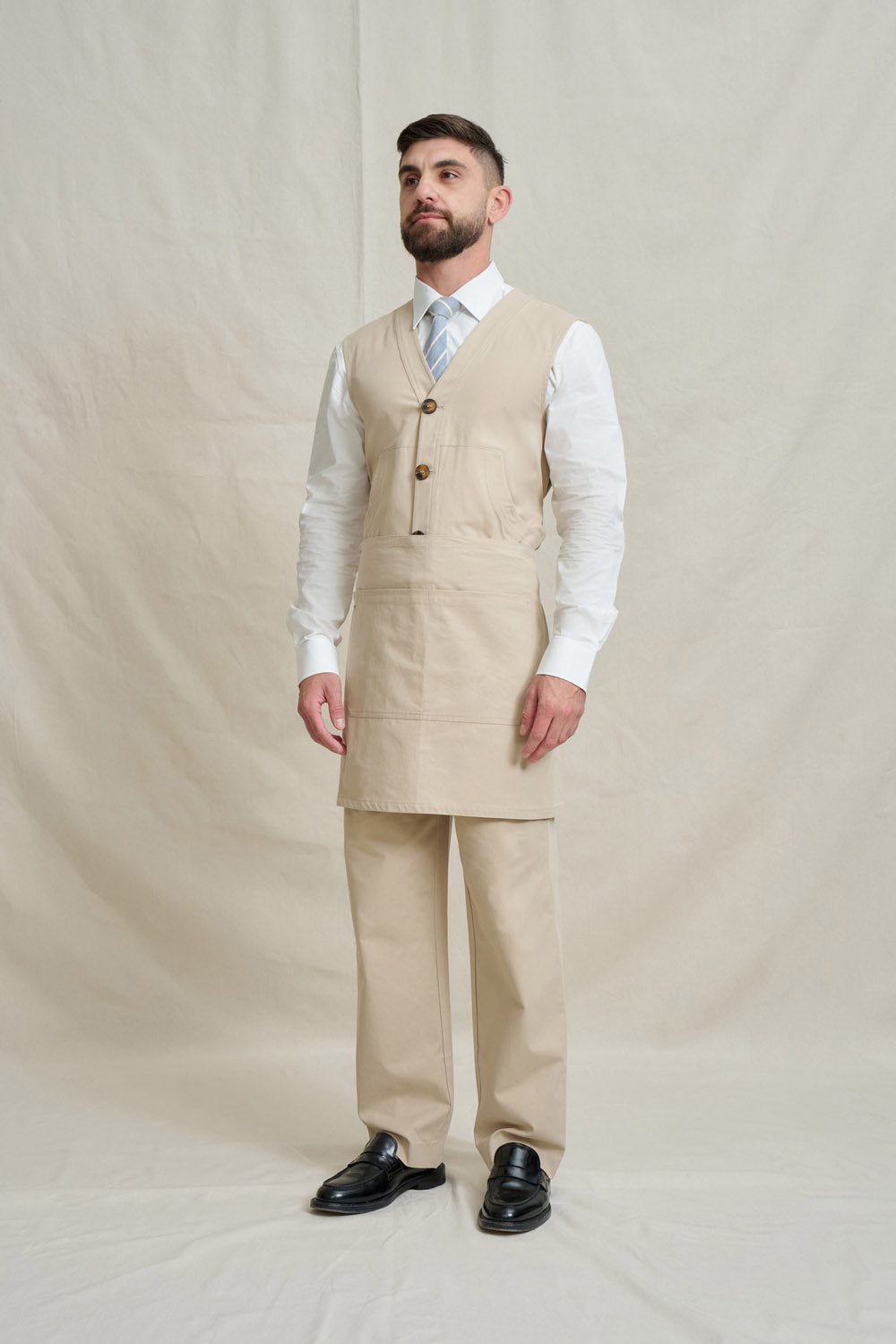 Unisex Natural Vest - Stone