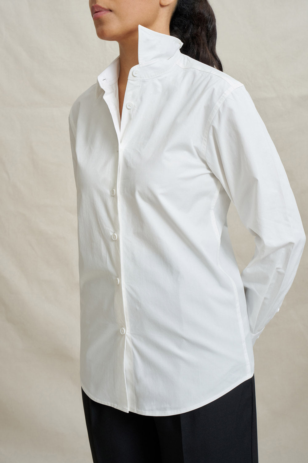 Premium Women's Dress Shirt - Ivory